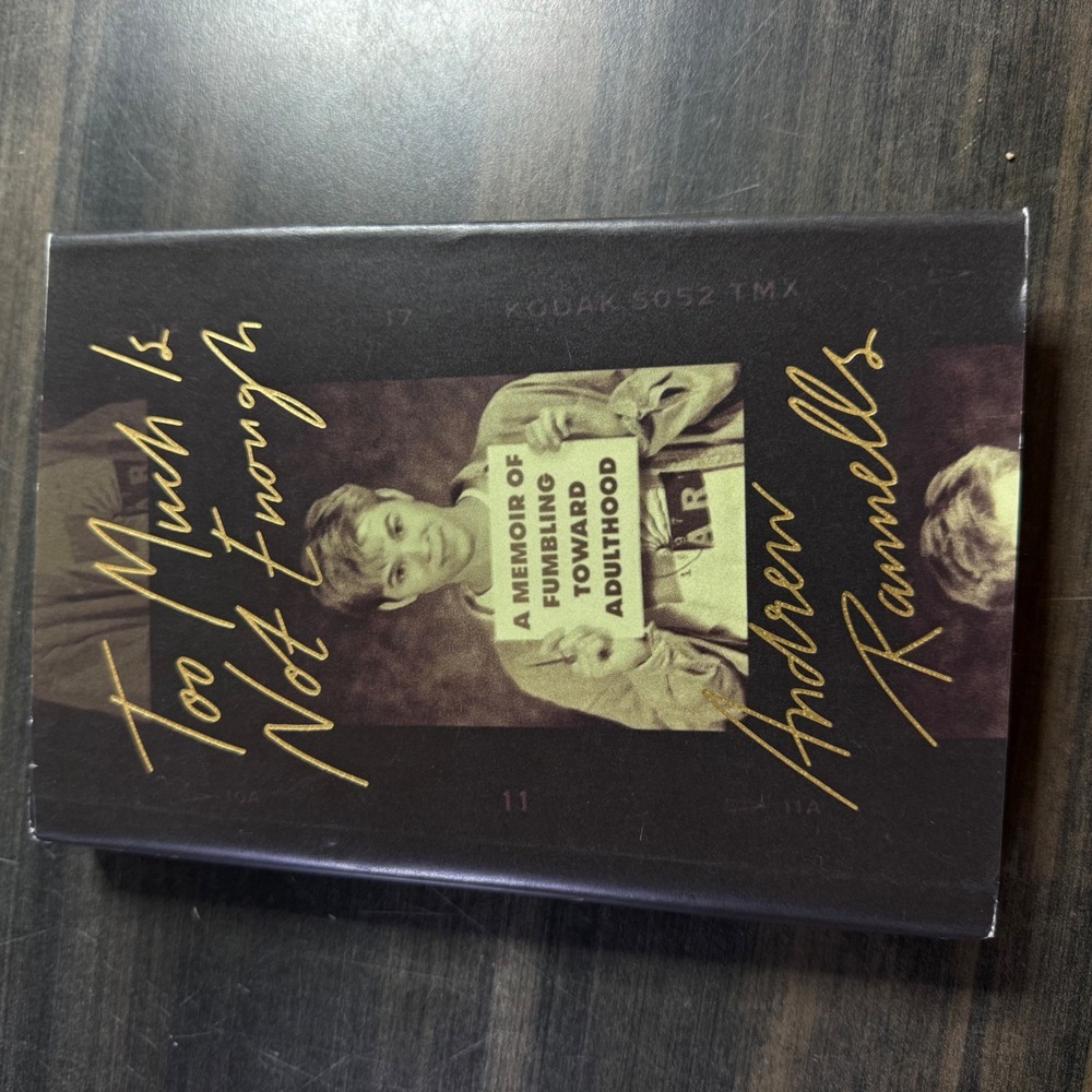Too Much Is Not Enough Andrew Rannells Memoir Hardcover Book Broadway Actor
